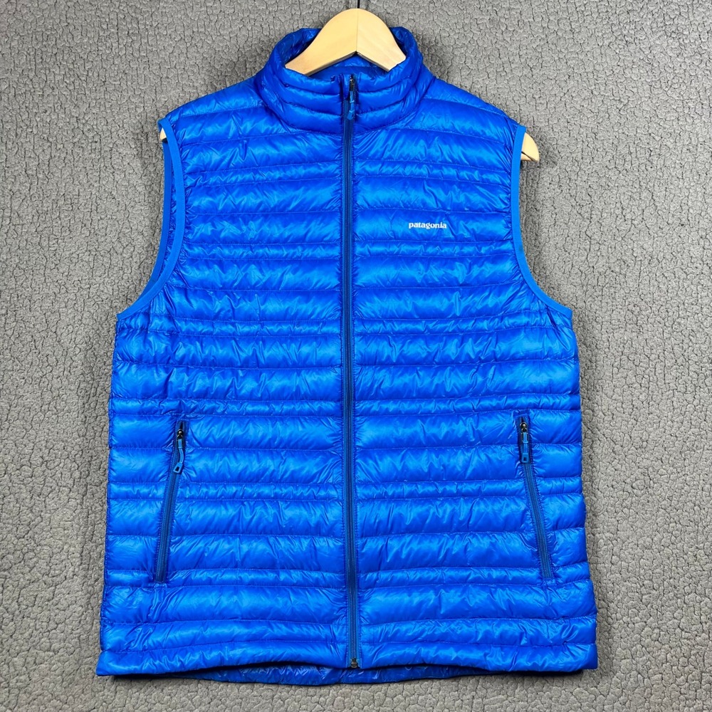 Patagonia Mens Ultralight Down Vest Andes Blue 84775 FA14 Size Medium